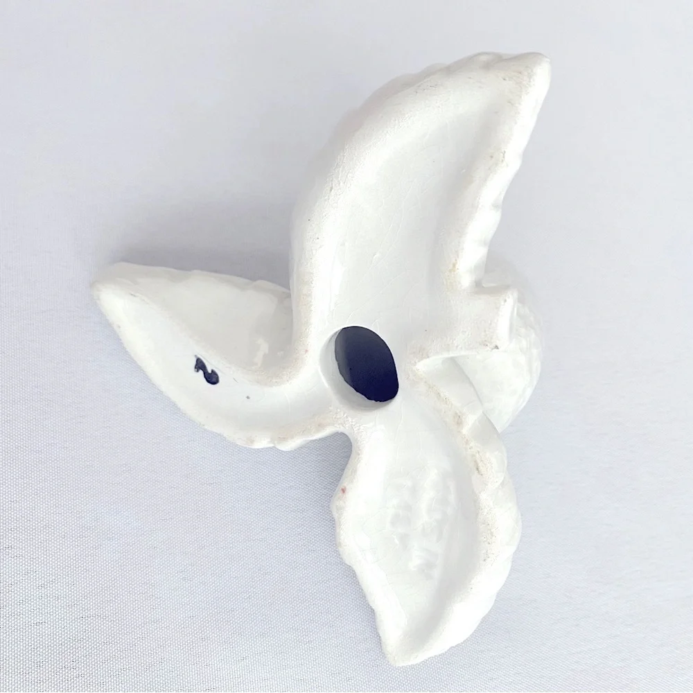 Porcelain Leaf Candle Holders Set Of Two Made In Italy White Home Decor Artsy